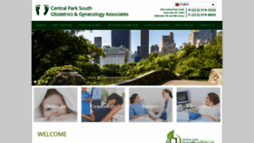 What Centralparksouthobgyn.com website looked like in 2019 (4 years ago)
