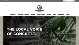 What Concretealberta.ca website looked like in 2019 (4 years ago)