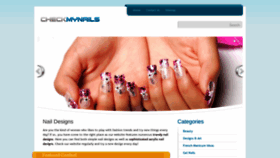 What Checkmynails.com website looked like in 2019 (4 years ago)