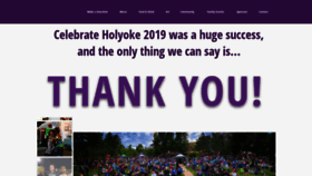 What Celebrateholyokemass.com website looked like in 2019 (4 years ago)