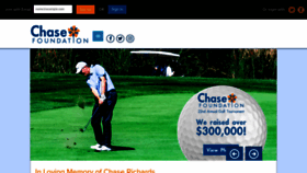 What Chasefoundation.org website looked like in 2019 (4 years ago)