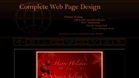 What Completewebpagedesign.com website looked like in 2019 (4 years ago)