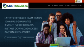 What Certkillers.net website looked like in 2019 (4 years ago)