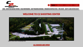 What C2shootingcenter.com website looked like in 2019 (4 years ago)