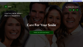 What Centralnjprosthodontics.com website looked like in 2019 (4 years ago)