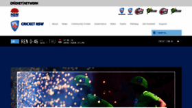 What Cricketnsw.com.au website looked like in 2019 (4 years ago)