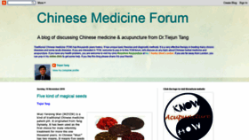 What Chinesemedicinesalon.blogspot.com website looked like in 2019 (4 years ago)