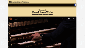 What Churchorganworks.com website looked like in 2019 (4 years ago)