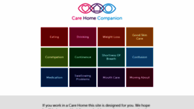 What Carehomecompanion.uk website looked like in 2019 (4 years ago)