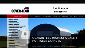 What Cover-tech.com website looked like in 2019 (4 years ago)