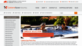What Calderaspapartsplus.com website looked like in 2019 (4 years ago)