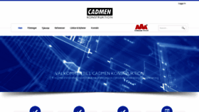 What Cadmen.se website looked like in 2019 (5 years ago)