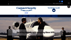 What Customsecurityguard.com website looked like in 2019 (4 years ago)