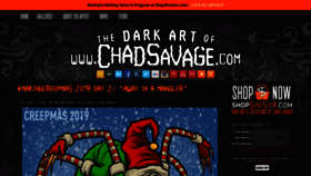 What Chadsavage.com website looked like in 2019 (4 years ago)