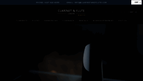 What Clarinetandflute.com website looked like in 2019 (4 years ago)