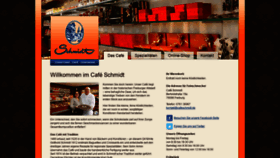 What Cafeschmidt.de website looked like in 2019 (4 years ago)