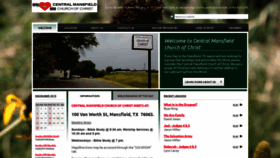 What Centralmansfieldchurch.com website looked like in 2019 (4 years ago)