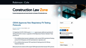 What Constructionlawzone.com website looked like in 2019 (4 years ago)