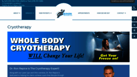 What Cryonaples.com website looked like in 2019 (4 years ago)