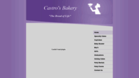 What Castrobakery2.com website looked like in 2019 (4 years ago)