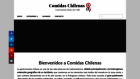 What Comidaschilenas.com website looked like in 2019 (4 years ago)