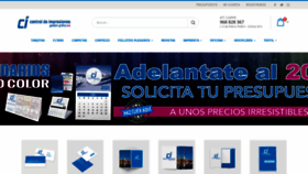 What Centraldeimpresiones.com website looked like in 2019 (4 years ago)