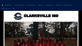 What Clarksvilleisd.net website looked like in 2019 (4 years ago)