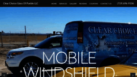 What Clearchoiceglass.net website looked like in 2019 (4 years ago)