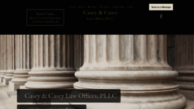What Caseyandcaseylawoffices.com website looked like in 2019 (6 years ago)