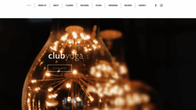 What Clubyoga.sg website looked like in 2019 (4 years ago)
