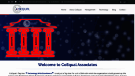 What Coequalassociates.com website looked like in 2019 (4 years ago)
