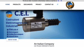 What Cei-italy.com website looked like in 2019 (4 years ago)