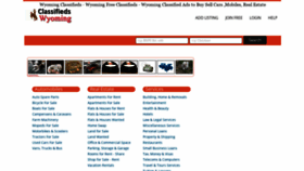 What Classifiedswyoming.com website looked like in 2019 (4 years ago)