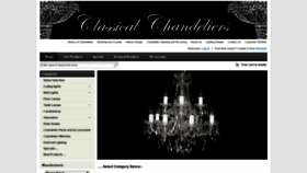 What Classicalchandeliers.co.uk website looked like in 2019 (4 years ago)