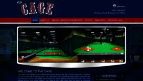 What Cagebaseball.com website looked like in 2019 (4 years ago)