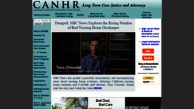 What Canhr.org website looked like in 2019 (4 years ago)