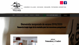 What Cabaniasvillage.com website looked like in 2019 (4 years ago)