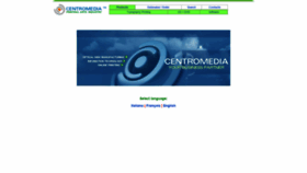 What Centromedia.com website looked like in 2019 (4 years ago)