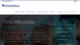 What Californiahealthplans.com website looked like in 2019 (4 years ago)
