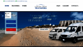 What Cancuncheaptransfers.com website looked like in 2019 (4 years ago)