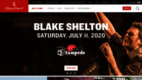 What Calgarystampede.com website looked like in 2019 (4 years ago)