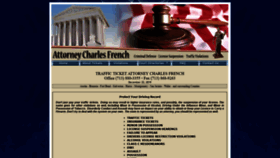 What Charlesfrenchattorney.com website looked like in 2019 (4 years ago)