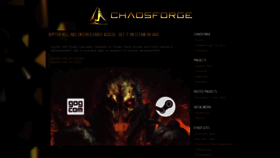 What Chaosforge.org website looked like in 2019 (4 years ago)