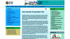 What Congdongcviet.com website looked like in 2019 (4 years ago)