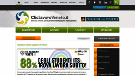 What Cliclavoroveneto.it website looked like in 2019 (4 years ago)