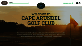 What Capearundelgolfclub.com website looked like in 2019 (4 years ago)