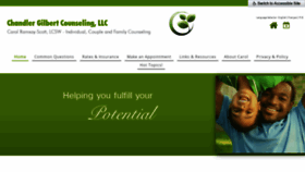 What Chandlergilbertcounseling.com website looked like in 2019 (4 years ago)