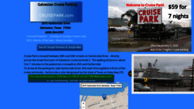 What Cruisepark.com website looked like in 2019 (4 years ago)
