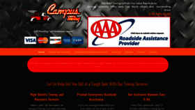 What Campustowing.com website looked like in 2019 (4 years ago)