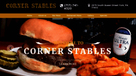 What Cornerstables.com website looked like in 2019 (4 years ago)